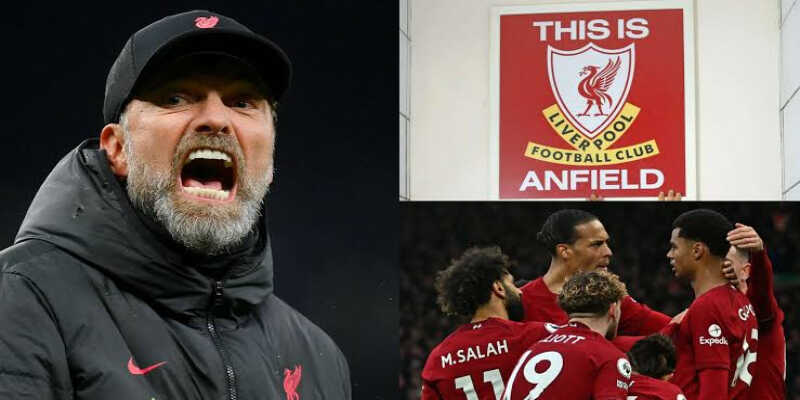 Biển This Is Anfield trong đường hầm